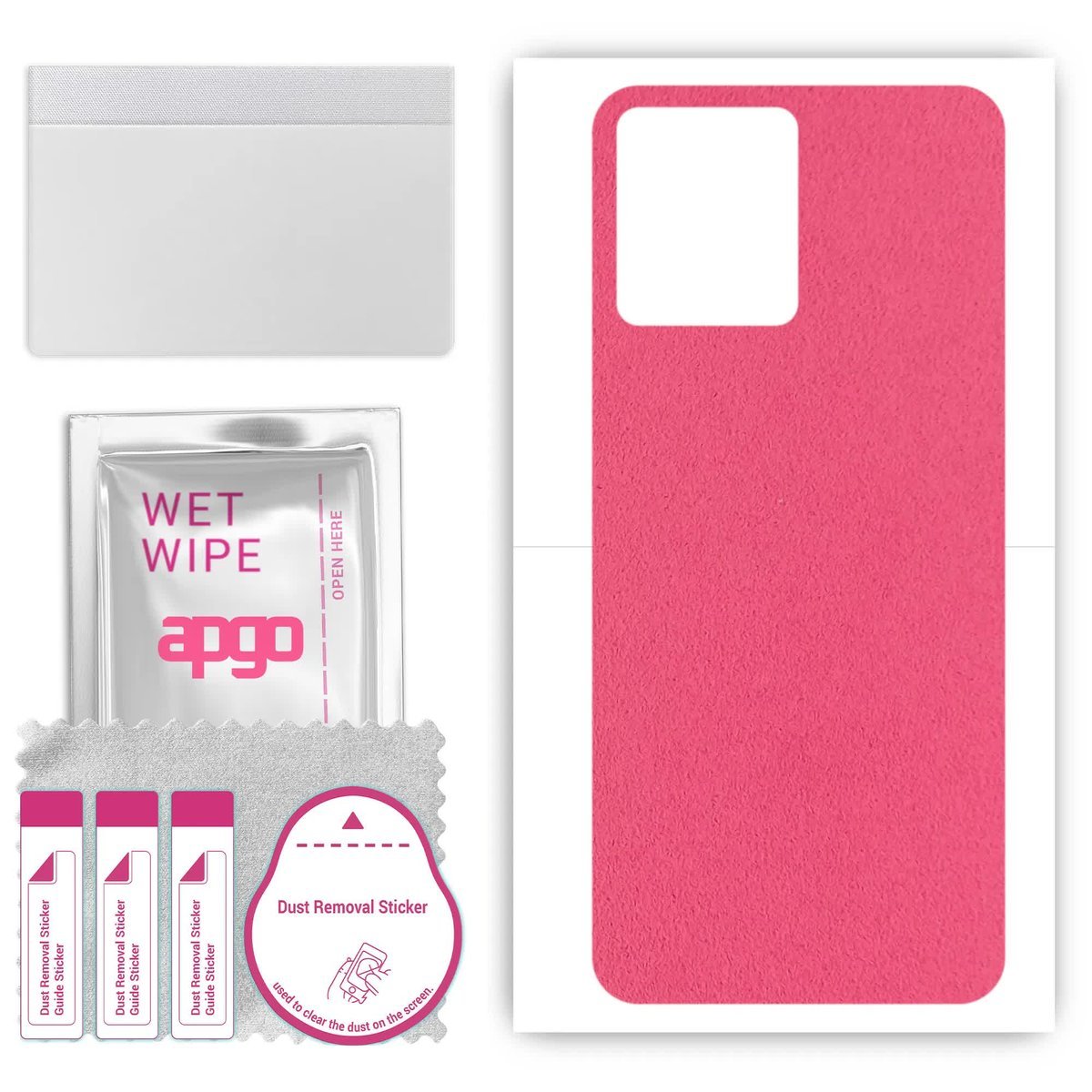 Folia naklejka skórka strukturalna na TYŁ Zamsz do Realme C30 - Zamsz Różowy - apgo SKINS