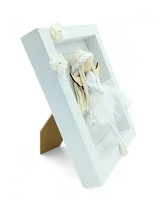 Aniołek w Białej Ramce - Ozdoby bożonarodzeniowe - miniaturka - grafika 1