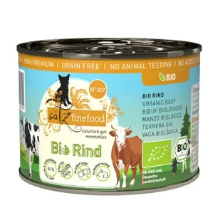 Catz finefood karma mokra dla kota organic adult Nr 507 Wołowina 6x200 g - Mokra karma dla kotów - miniaturka - grafika 1