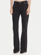 Spodnie damskie - Just Cavalli Jeansy 79PAB5F3 CDWC8 Czarny Flare Fit - miniaturka - grafika 1