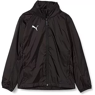 PUMA Kinder LIGA Core Training Rain Jacket, schwarz (PUMA Black-PUMA White), 140 - Kurtki i płaszcze dla chłopców - miniaturka - grafika 1