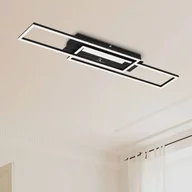 Lampy sufitowe - Briloner Lampa sufitowa LED Frame Mid, 3 000 K, czarna - miniaturka - grafika 1