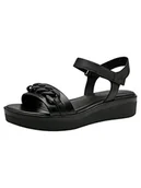 Sandały damskie - Tamaris Sandały damskie 1-1-28267-30 rozmiar: EU, czarna skóra, 37 eu - miniaturka - grafika 1