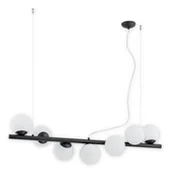 Lampy sufitowe - Lemir Osso listwa 7 pł. / czarny matowy | Wysyłka za 0 zł O2917 W7 CZA - miniaturka - grafika 1