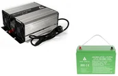 Zasilacze awaryjne UPS - Zestaw zasilania awaryjnego Sinus UPS-1200SR 1200W + AKU 100Ah 12V LiFePO4 BMS - miniaturka - grafika 1