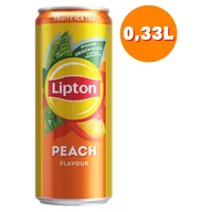 Soki i napoje niegazowane - Lipton Ice Tea Peach Napój niegazowany 330 ml - miniaturka - grafika 1