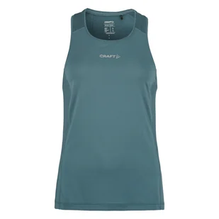Damska koszulka bez rękawów CRAFT ADV ESSENCE SINGLET 2 W 1914796-387000 – Niebieski - Koszulki i topy damskie - miniaturka - grafika 1