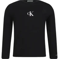 Bluzy dla dziewczynek - CALVIN KLEIN JEANS Bluzka | Regular Fit - miniaturka - grafika 1