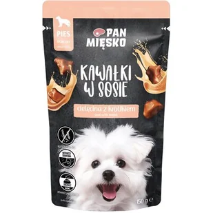Karma dla psa PAN MIĘSKO Cielęcina z królikiem 150 g - Mokra karma dla psów - miniaturka - grafika 1