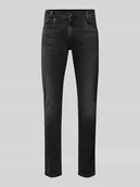 Spodnie męskie - Jeansy o kroju tapered fit z mieszanki bawełny model ‘SPIKE’ - miniaturka - grafika 1