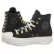 Trampki damskie - Trampki CTAS Lift Hi Black/White/Gold A05453C (CO647-a) Converse - miniaturka - grafika 1