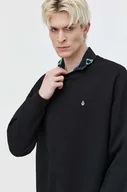 Bluzy męskie - Volcom bluza męska kolor czarny gładka - miniaturka - grafika 1