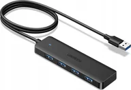 Huby USB - HUB USB Ugreen HUB Ugreen CM219 35574 z 4 portami USB-A 3.0 i kablem USB-A 3.0 1m - czarny 6941876235742 6941876235742 - miniaturka - grafika 1