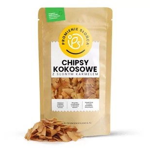 Chipsy kokosowe o smaku słonego karmelu 100g - Krakersy - miniaturka - grafika 1