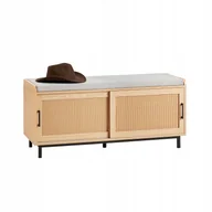 Szafki na buty - Szafka Ławka na Buty Komoda przedpokój Stojak drzwi siedzisko FSR154-N - miniaturka - grafika 1