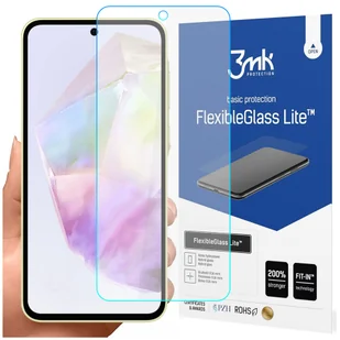 Szkło hybrydowe na ekran do Samsung Galaxy A35/A55 5G 3mk Flexible Glass Lite FG FlexibleGlass niepękające - Pozostałe akcesoria do telefonów - miniaturka - grafika 10