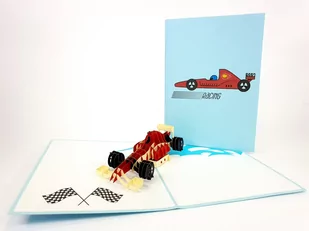 Karnet okolicznościowy 3D, Formuła 1 - Kartki okolicznościowe i zaproszenia - miniaturka - grafika 1