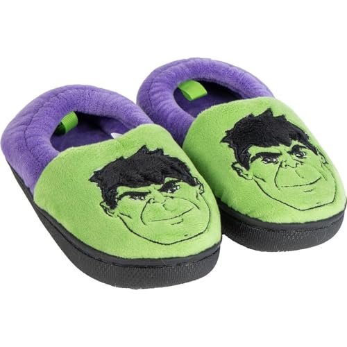CERDÁ LIFE'S LITTLE MOMENTS Oficjalnie licencjonowane kapcie Hulk Wygodne kapcie Avengers Miękkie i antypoślizgowe, Avengers, 26/27 EU