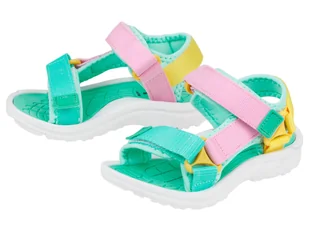lupilu® Sandały dziecięce (Różowy/żółty/miętowy, 27) - Buty dla dziewczynek - miniaturka - grafika 1