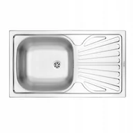 Zlewozmywaki - Deante Zlewozmywak kuchenny stalowy wpuszczany 1-kom 76 x 43 cm - miniaturka - grafika 1