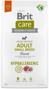 BRIT CARE Dog Hypoallergenic Adult Small Breed Lamb 3kg - Sucha karma dla psów - miniaturka - grafika 2