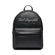 Plecaki - Plecak KARL LAGERFELD 235W3118 Black A999 - miniaturka - grafika 1
