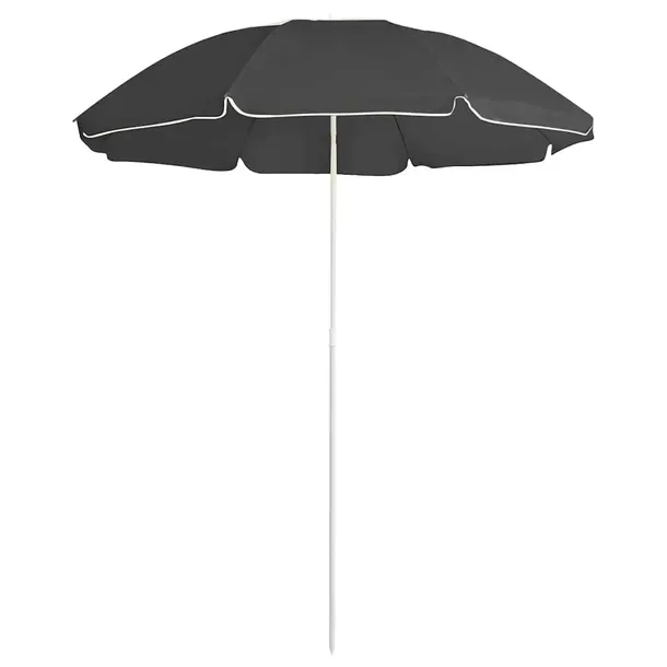 Modny parasol ogrodowy antracytowy 176,5 x 200 cm z regulacją wysokości