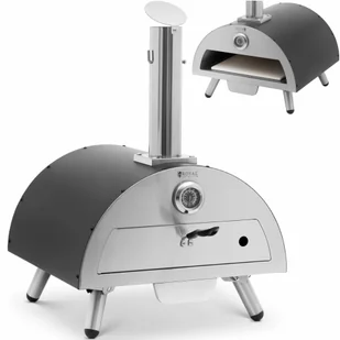 Piec do pizzy opalany drewnem - z kamieniem do pizzy - 430°C - Ø33 cm - Royal Catering RCPO-WO-1 - Piece, kotły  i płyty grzejne gastronomiczne - miniaturka - grafika 1