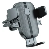 Pozostałe akcesoria do telefonów - WEKOME WA-S54 K Captain Series - Mechaniczny uchwyt samochodowy do telefonu 4,7”- 7,2” (Czarny) - miniaturka - grafika 1