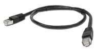 Patchcordy - Kabel sieciowy FTP Gembird PP6-1M/BK kat. 6, Patch cord RJ-45 (1 m) - miniaturka - grafika 1