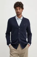Swetry męskie - Tommy Hilfiger kardigan bawełniany kolor granatowy MW0MW33111 - miniaturka - grafika 1