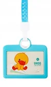 Identyfikatory - Etui Holder Na Kartę Smycz 110X70 Duckbill Poz Blue - miniaturka - grafika 1