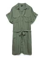 Sukienki - Vero Moda Sukienka w kolorze zielonym - miniaturka - grafika 1