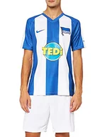 Koszulki męskie - NIKE Nike męska koszulka piłkarska Hbsc M Nk Brt Stad Jsy Ss Hm biały White/Varsity Royal Full Sponsor XX-L AJ5539 - miniaturka - grafika 1