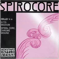 Akcesoria do instrumentów smyczkowych - Thomastik Einzelsaite für Cello 1/4 Spirocore - A-Saite Spiralseilkern, Chrom umsponnen, mittel - miniaturka - grafika 1