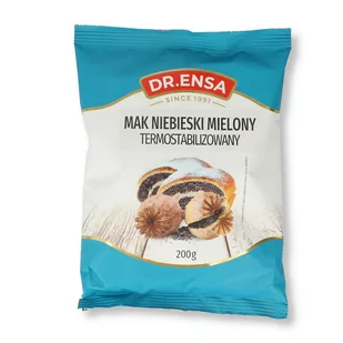 Mak niebieski termostabilizowany mielony 200 g - Ziarna i nasiona roślin strączkowych - miniaturka - grafika 1