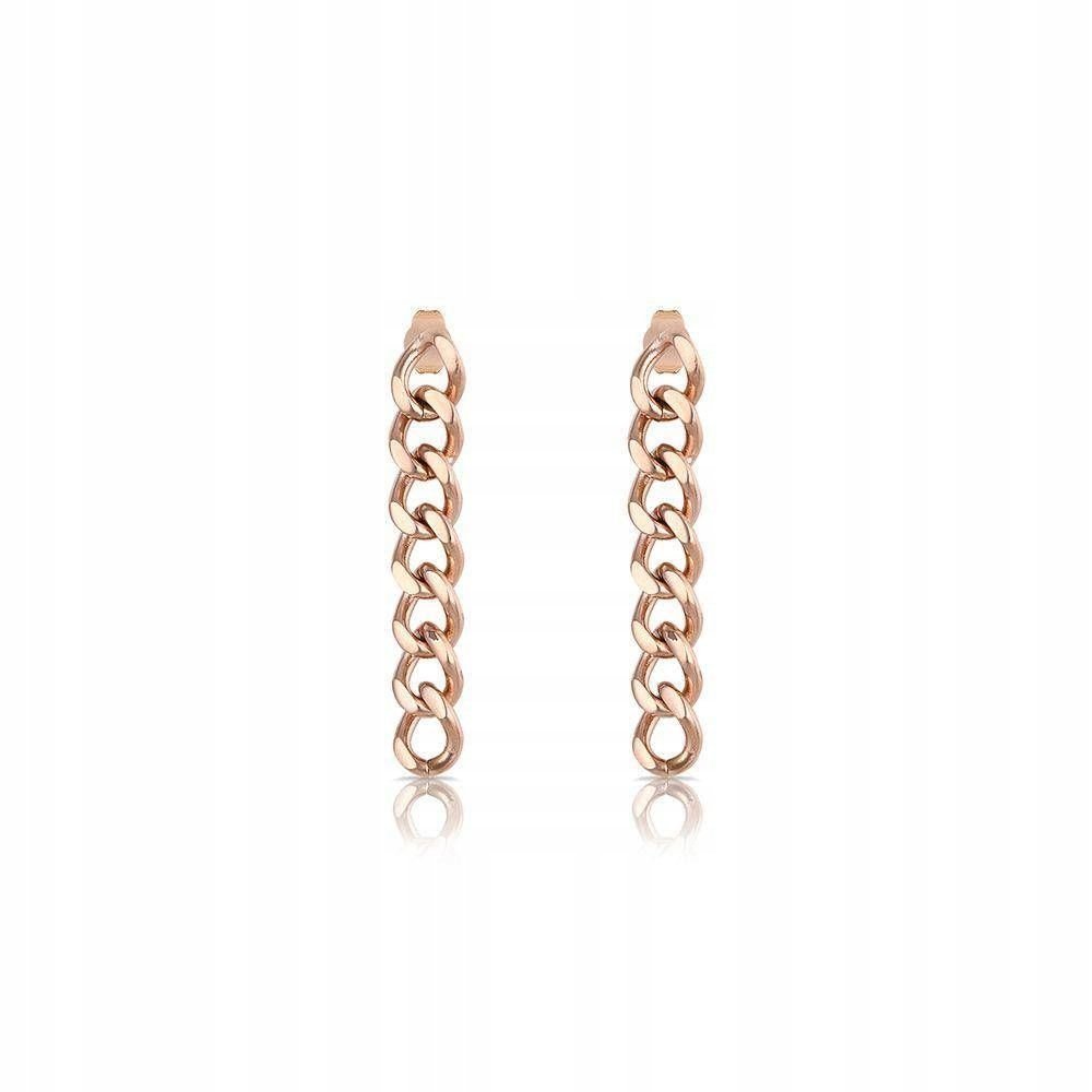 Biżuteria Daniel Klein różowozłote kolczyki