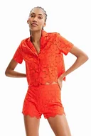 Koszulki i topy damskie - Desigual Damska koszulka, czerwony, M - miniaturka - grafika 1