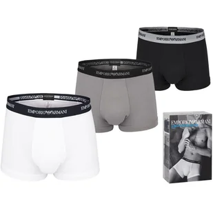 Emporio Armani bokserki męskie, 3 pack, 111357 CC717 02910 rozmiar M - Majtki męskie - miniaturka - grafika 1