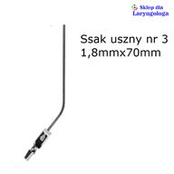 Akcesoria medyczne - Ssak uszny nr 3 08-139 Metech - miniaturka - grafika 1