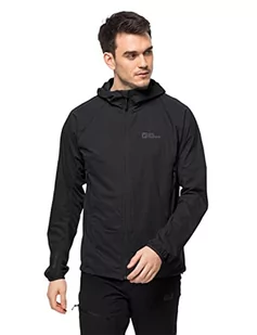 Jack Wolfskin Męska kurtka Eagle Peak Ii, czarna, S - Kurtki męskie - miniaturka - grafika 1