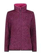 Kurtki damskie - CMP Kurtka polarowa w kolorze różowo-czarnym - miniaturka - grafika 1