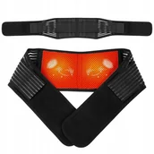 Masażery - SAMONAGRZEWAJĄCY SIĘ PAS NA PLECY LĘDŹWIA REGULOWANY PODPARCIE PLECÓW - miniaturka - grafika 1