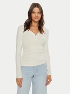 Bluzki damskie - Guess Bluzka Kyla W4BP51 KBCO2 Biały Regular Fit - miniaturka - grafika 1