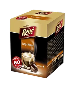 Rene Rene Lungo Milano Megapak kapsułki do Nespresso - 60 kapsułek - Kawa w kapsułkach i saszetkach - miniaturka - grafika 1