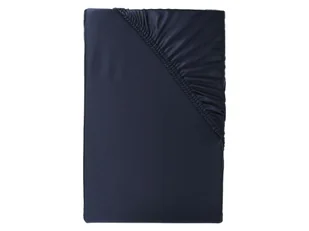 LIVARNO home Prześcieradło dżersejowe z gumką, 90-100 x 200 cm (Niebieski) - Prześcieradła - miniaturka - grafika 1