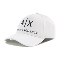 Czapki męskie - Czapka z daszkiem Armani Exchange 954039 CC513 00812 Biały - miniaturka - grafika 1