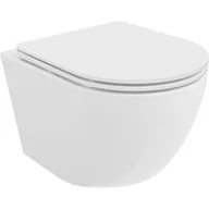 Miski WC - Mexen Lena miska wc Rimless Tornado z deską wolnoopadającą slim, duroplast, biała połysk - 30220300T - miniaturka - grafika 1