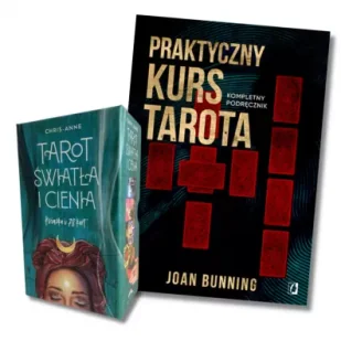 Zestaw Tarot Światła i Cienia oraz książka Praktyczny Kurs Tarota - Ezoteryka - miniaturka - grafika 1