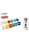 Podręczniki dla szkół podstawowych - Farby plakatowe tempera 15ml 6 kolorów - miniaturka - grafika 1